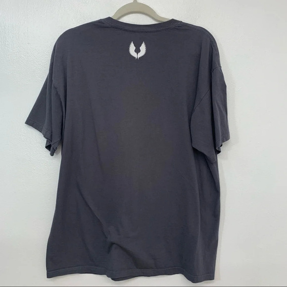 Straight to The League  Graphic T Shirt  XL Gray Urban Rap Skater Boom Box Retro - Picture 6 of 9